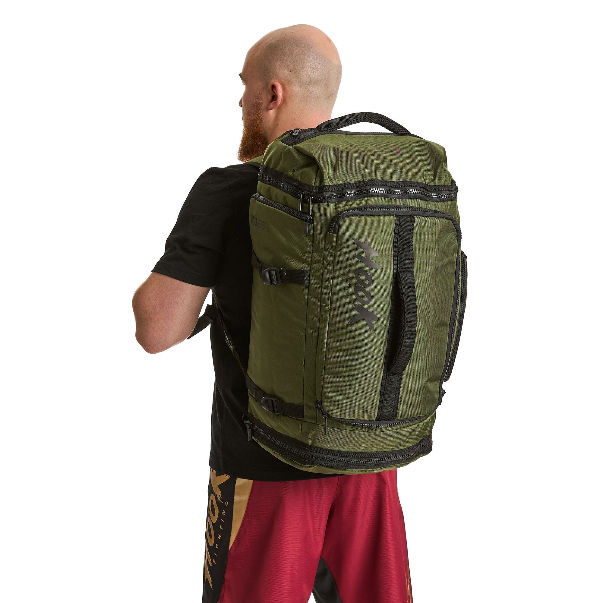 Plecak Hook Fighting Training 2w1 Duffel Bag 30 l zielony Os Funkcjonalny