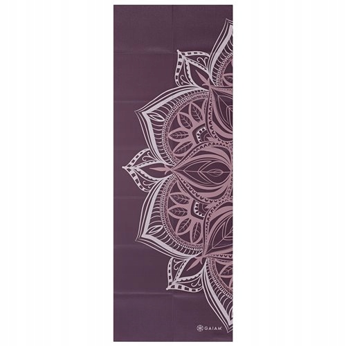 Ultralekka Mata do ćwiczeń jogi Gaiam Cranberry Point składana 2 mm kompakt