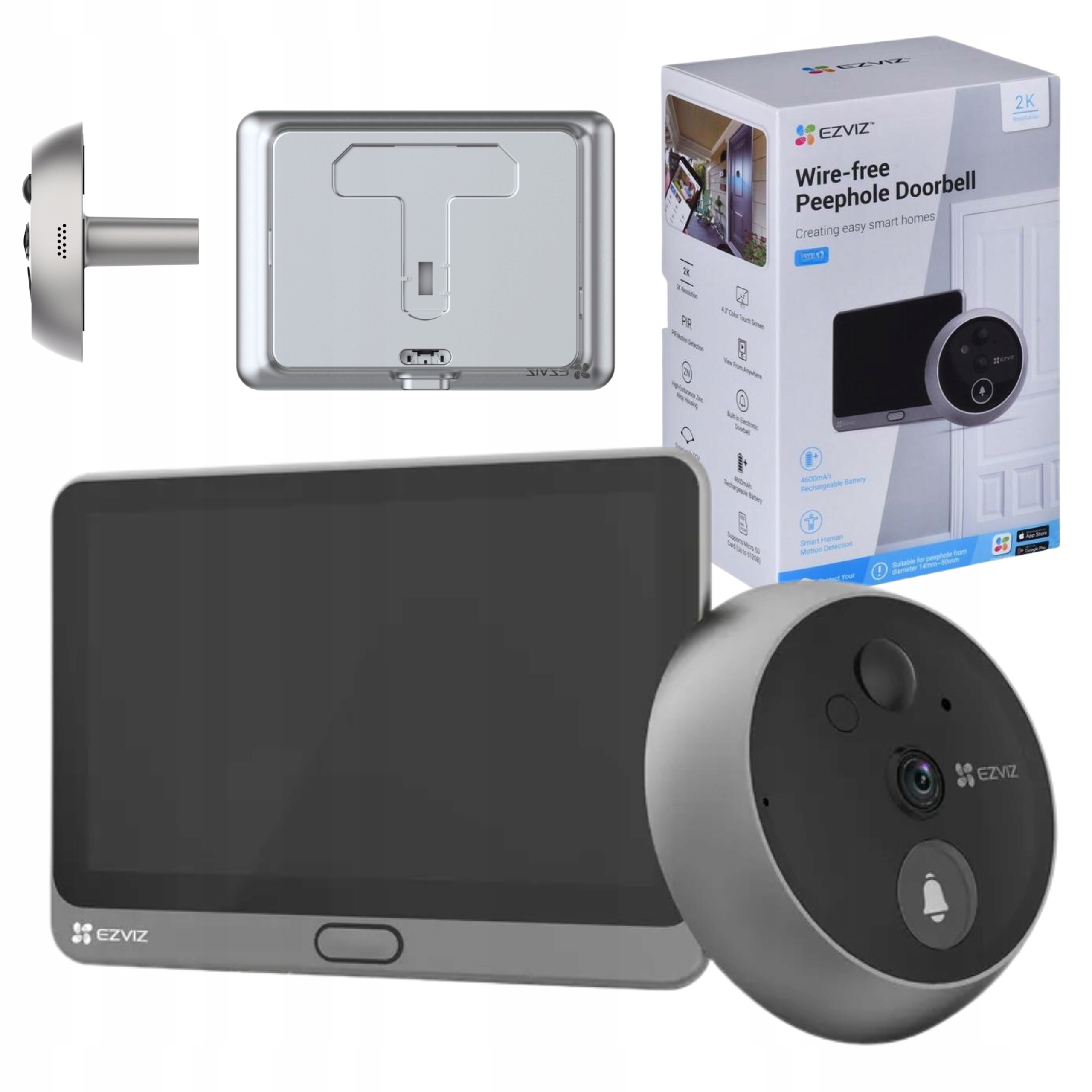 Bezdrôtový zvonček Judáš Ezviz CP4 dotykový WiFi