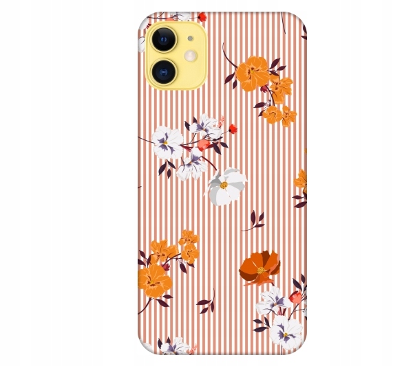 

Etui pokrowiec do iPhone 11 Kwiaty vintage wzór