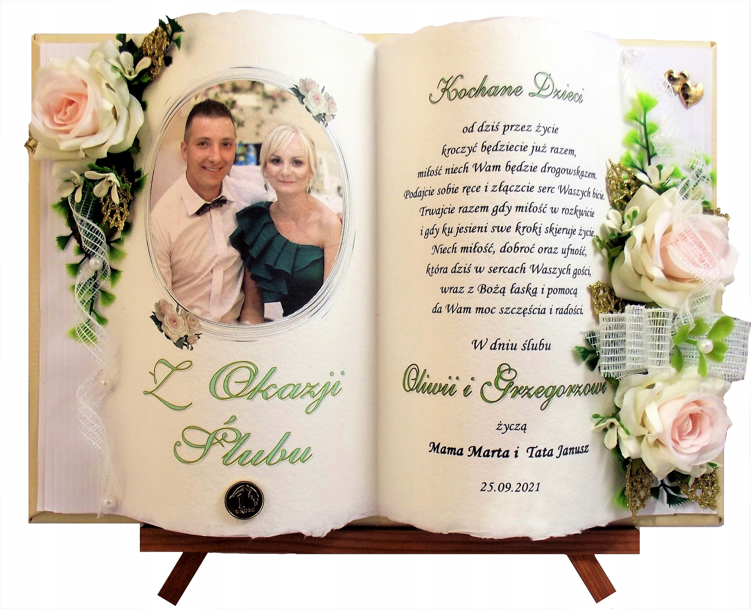 Svatební suvenýr s přáním svatba svatební suvenýry dárky gratulace