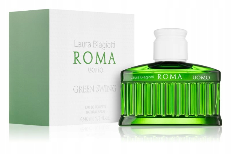 Laura Biagiotti Roma Uomo Zelená Houpačka Edt 40ML