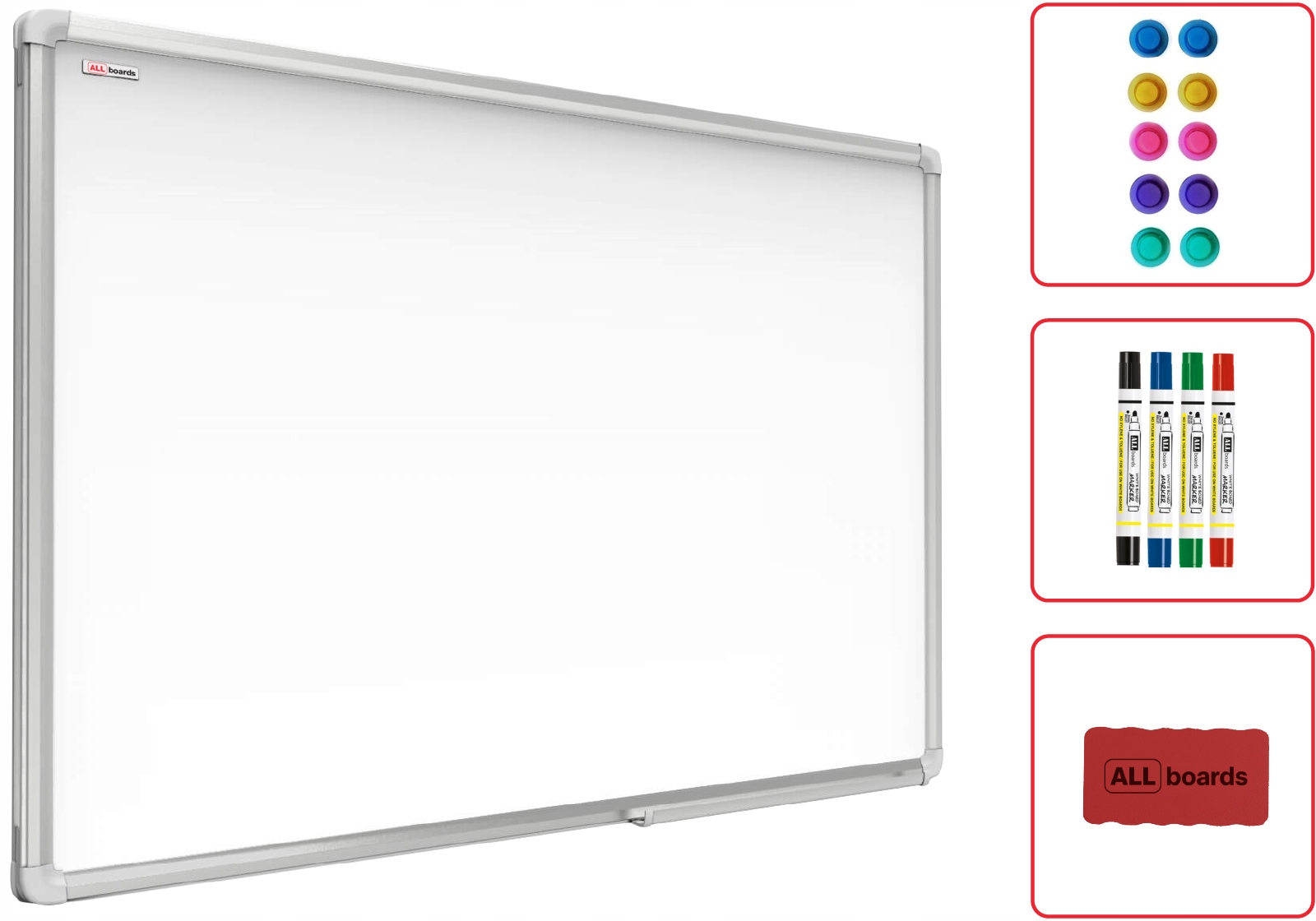 

Tablica magnetyczna suchościeralna 120x80 gratisy