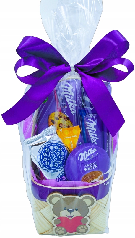

Kosz Prezentowy Milka Box Zestaw Słodyczy Upominek