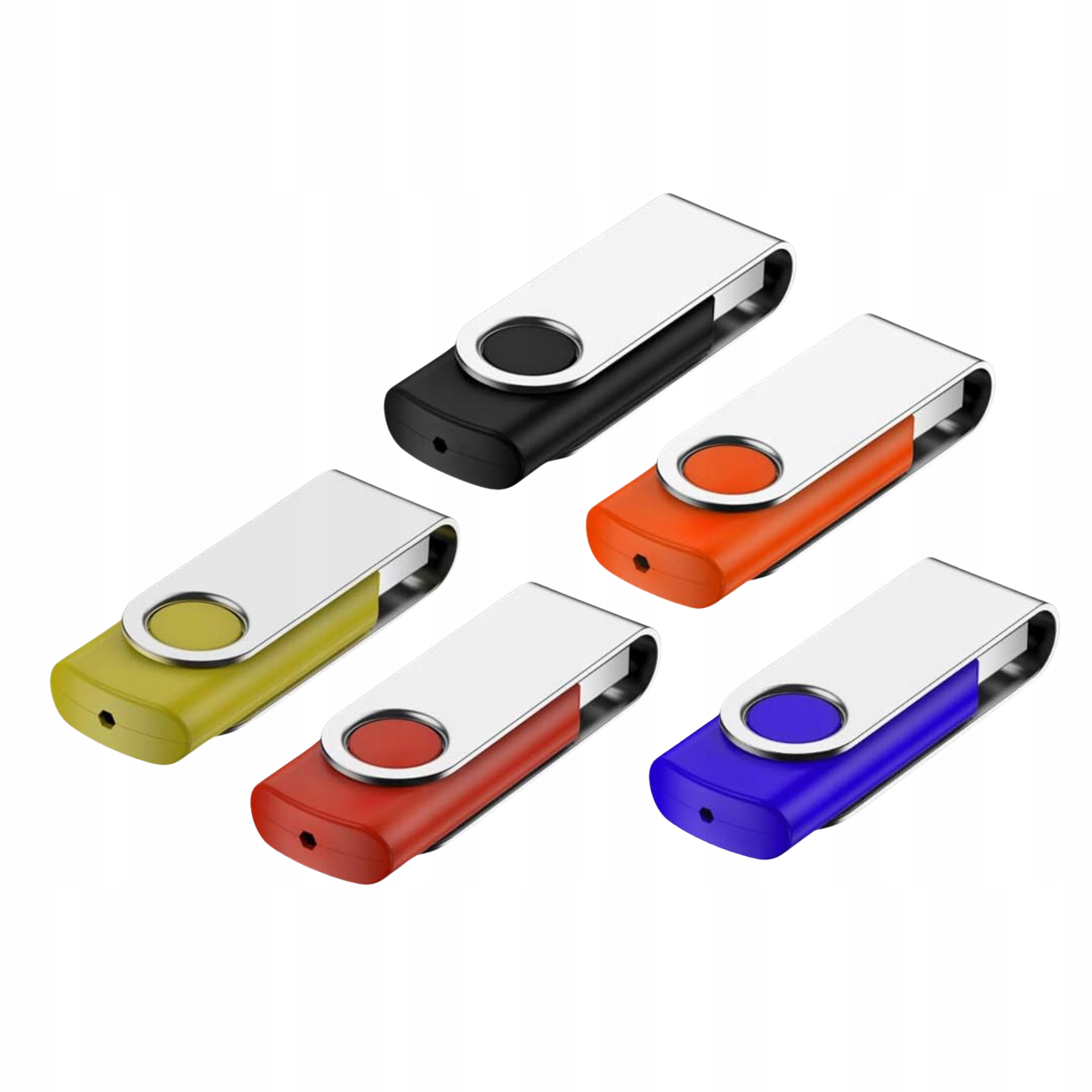 Pendrive 5x32GB Usb 2.0 Komplet Paměť s klíčenkou Mnoho barev