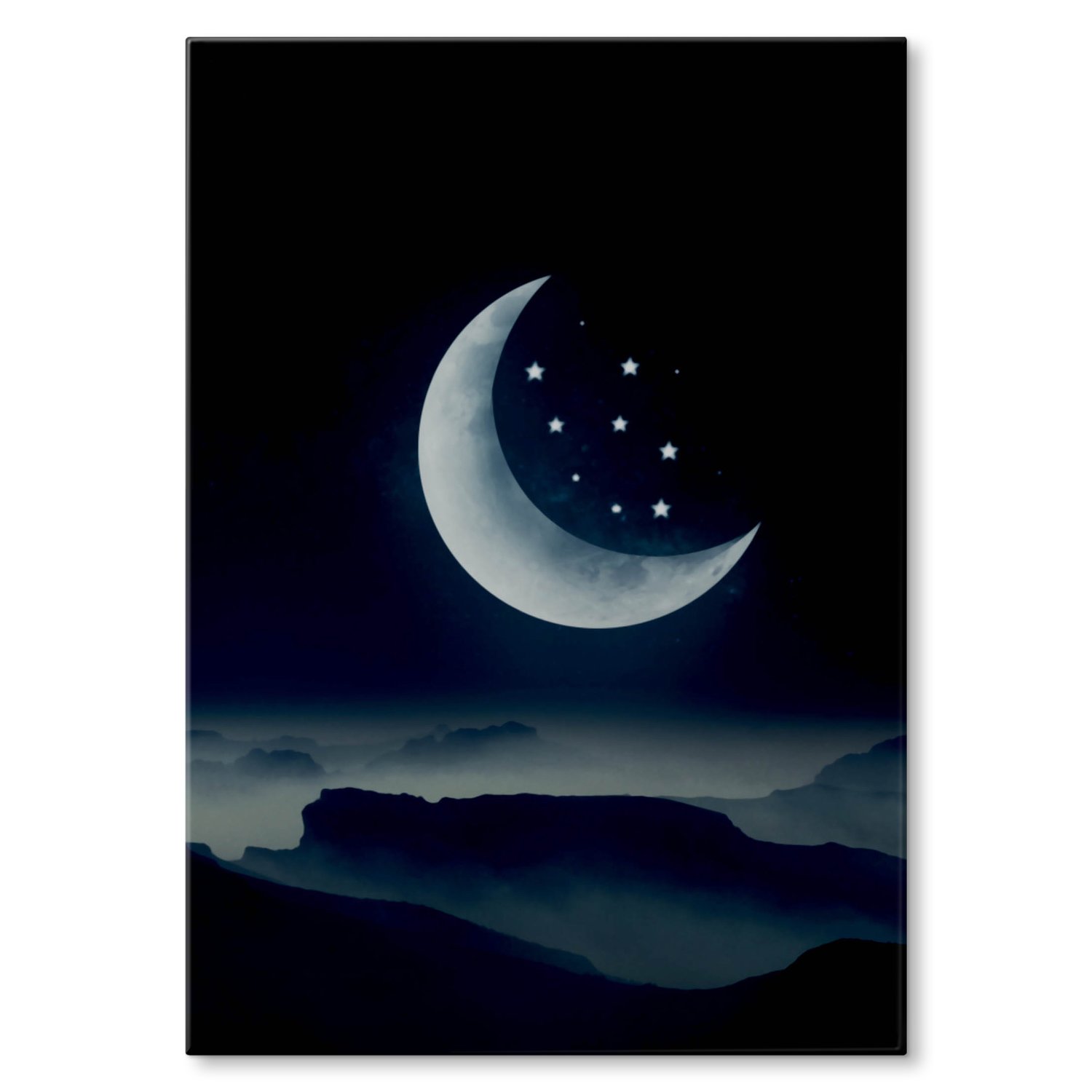 Kovový plakát Vysněný měsíc Dárek 30 x 42 cm