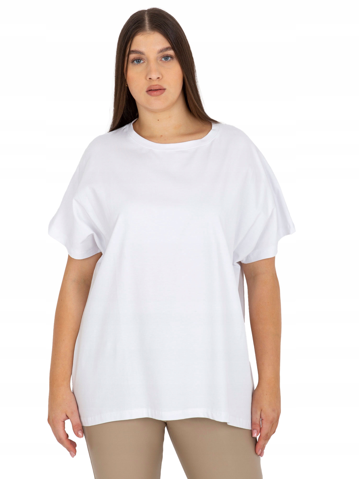 

Bawełniana Koszulka Damska plus size T-shirt