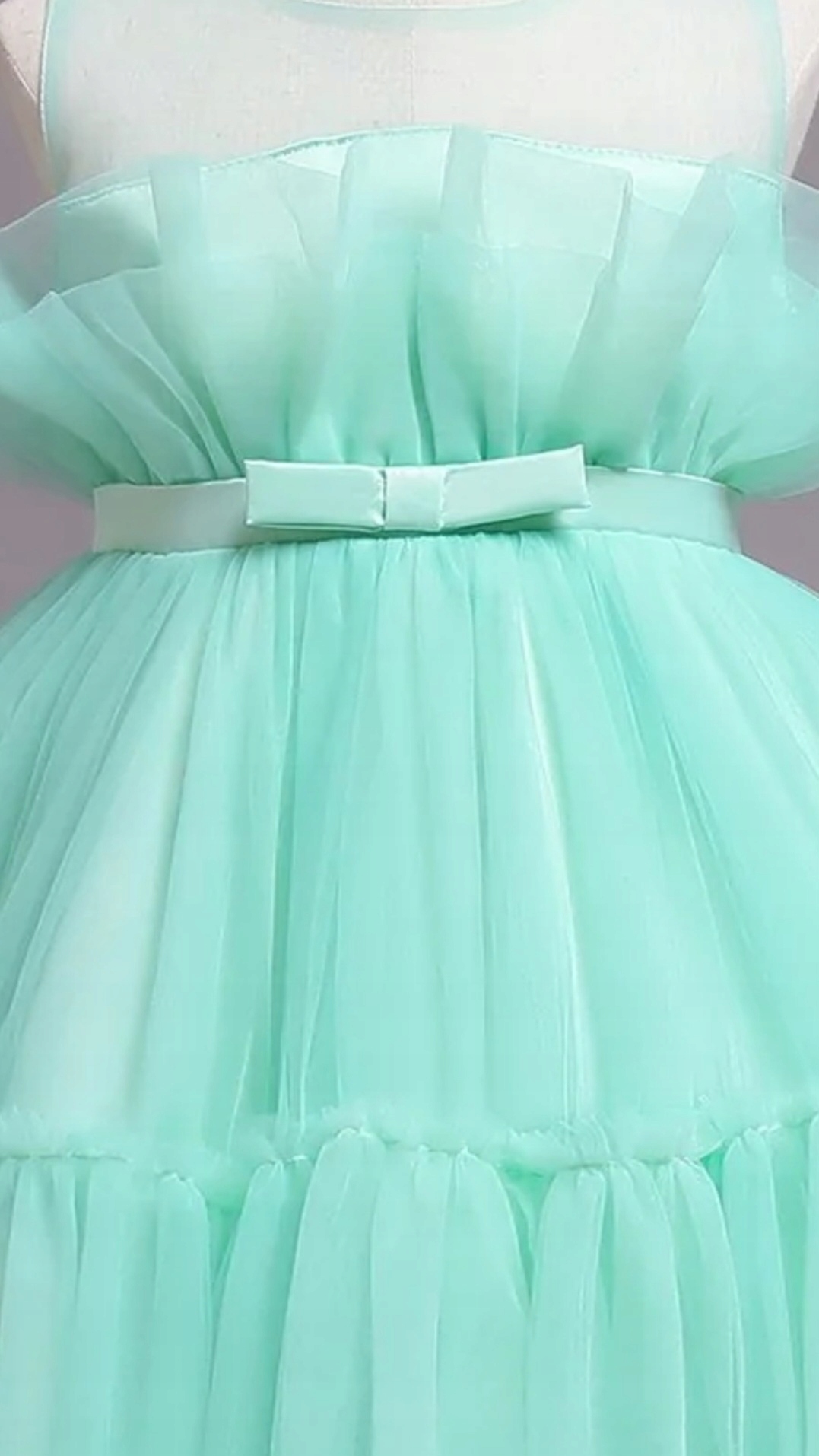 Sukienka tiulowa dziewczynki urodziny wesele r116 Kolor zielony