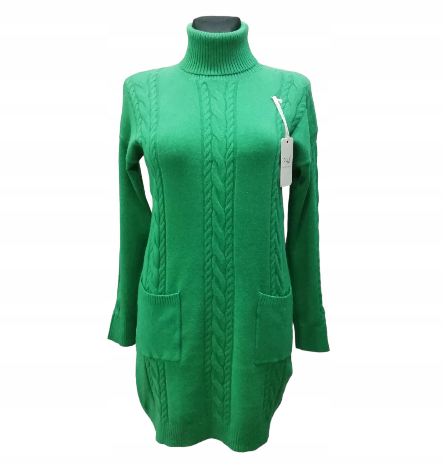 

Sukienka Damska Swetrowa Golf Kieszenie P-m L/XL