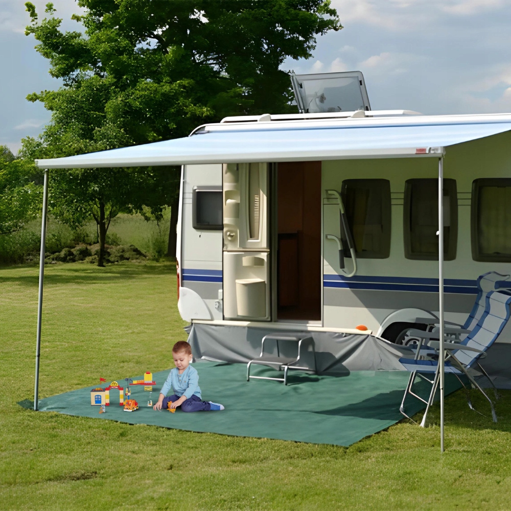 WYKŁADZINA KEMPINGOWA DO PRZEDSIONKA NAMIOTU KAMEPRA CAMPING 430G ZIELONA EAN (GTIN) 5905204672280