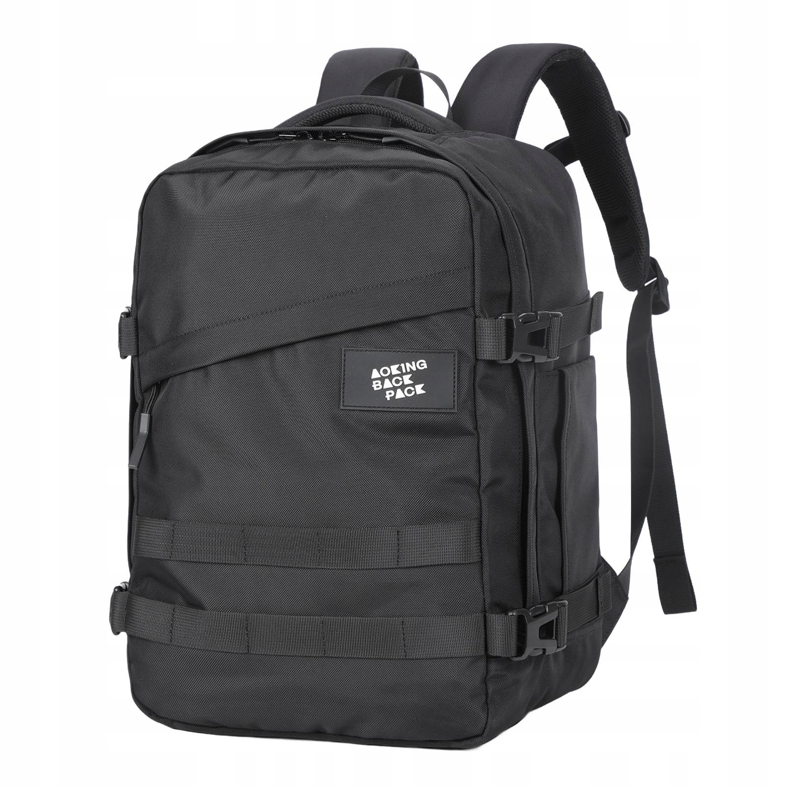 Malý batoh Příruční zavazadlo 20 l černý Létejte bez příplatku za zavazadla!