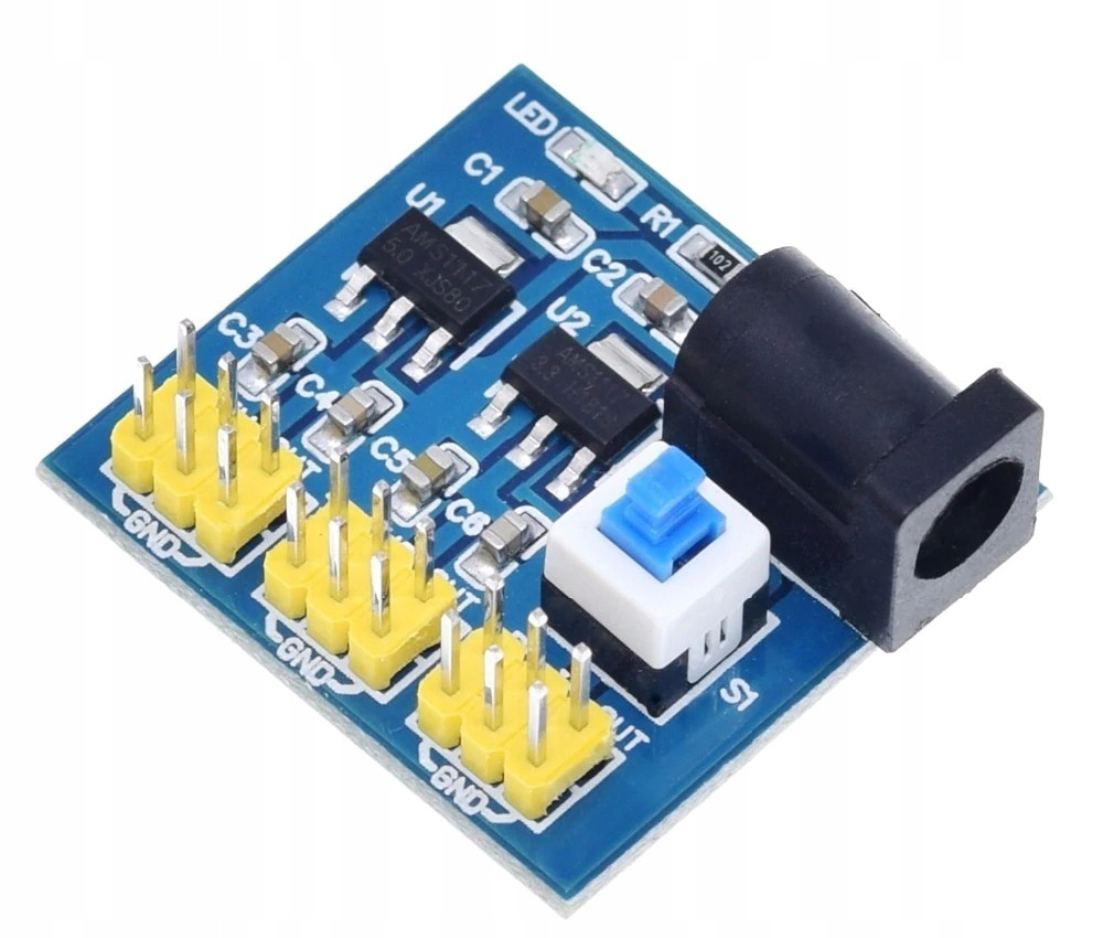 

564 Uniwersalny moduł zasilania 3w1 DC 3.3V 5V 12V