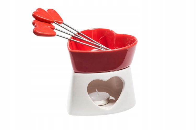 

Fondue Romatyczne Czekoladowe Serce Porcelana