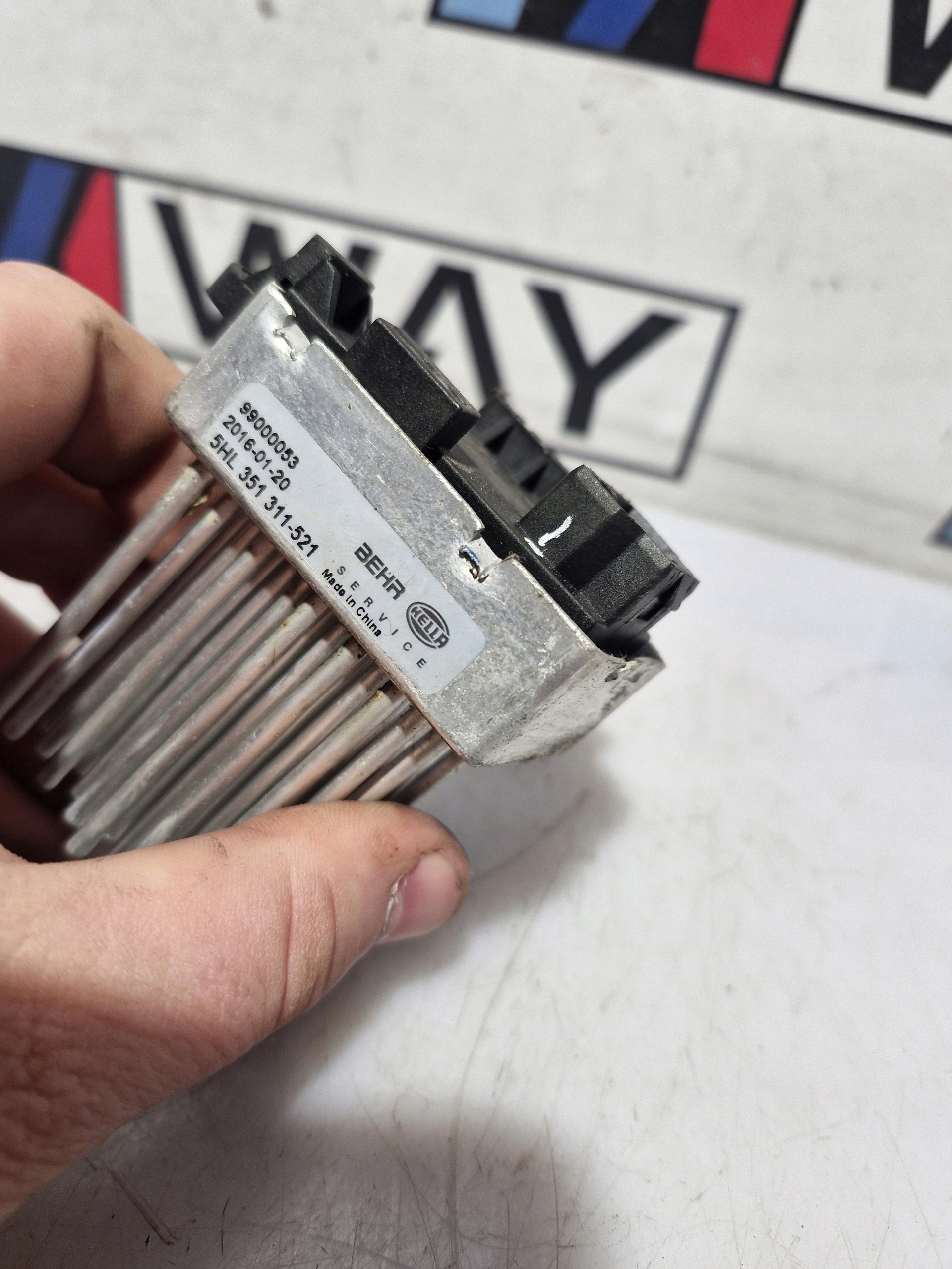 BMW E46 Résistance, rhéostat, régulateur Climatisateur