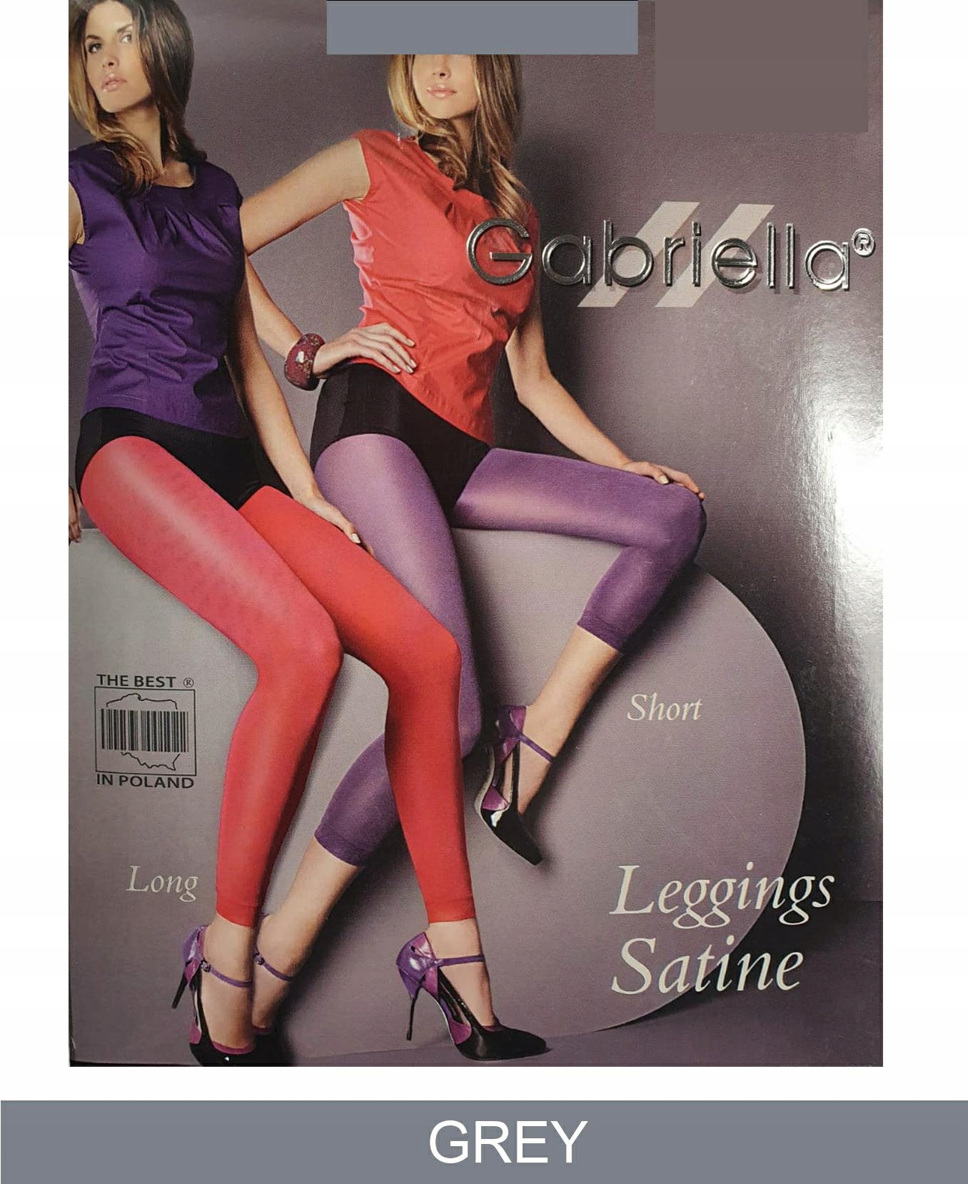 

Gabriella Legginsy Satine Long Mf k.:GREY r.:1/2