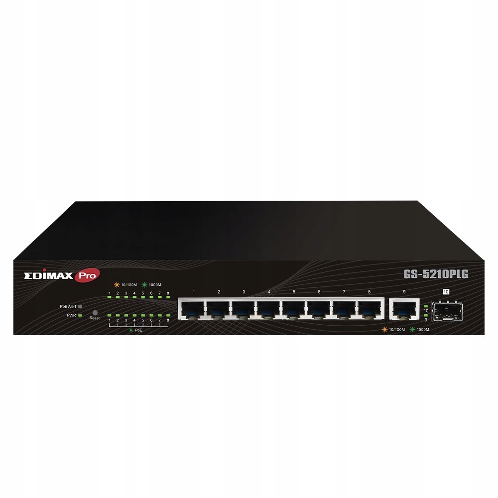 Prepínač 8 portový gigabitový Edimax GS-5210PLG