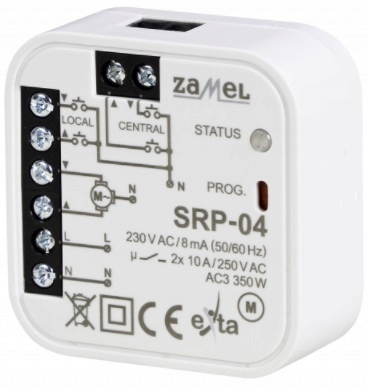 

Sterownik rolet SRP-04 Zamel Exta dopuszkowy