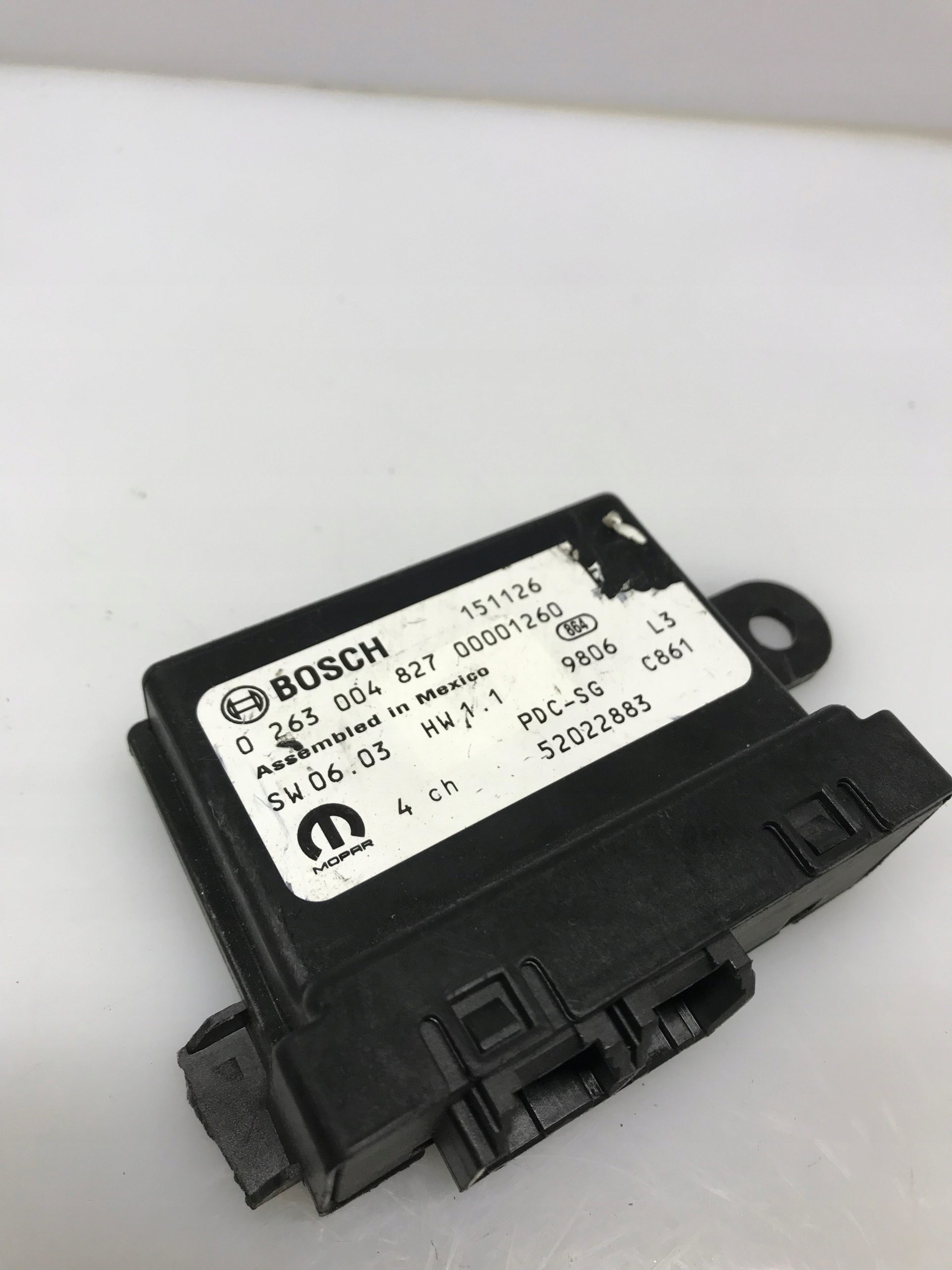 MODUŁ STEROWNIK PARKOWANIA FCA 0263004827