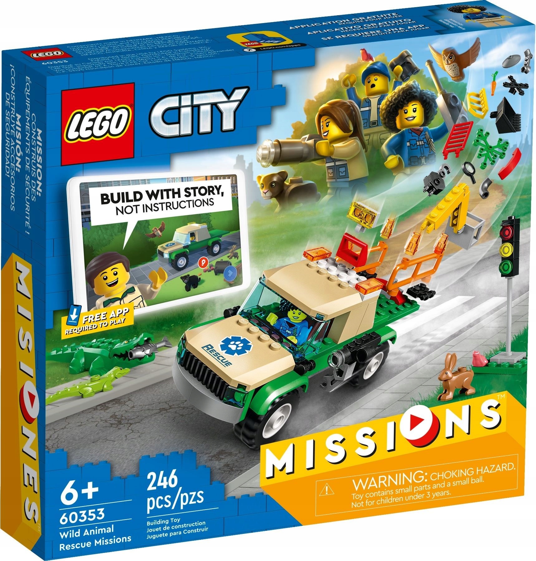 

Lego City Misja ratowania dzikich zwierząt 60353