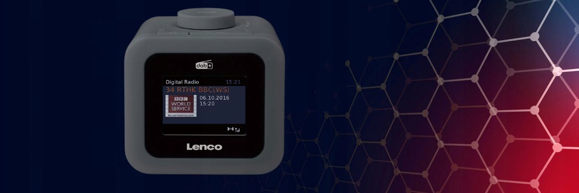 Radio Hi-Fi Lenco CR-620 DAB+ RDS AUX Zegar Sleep Radio DAB+ FM