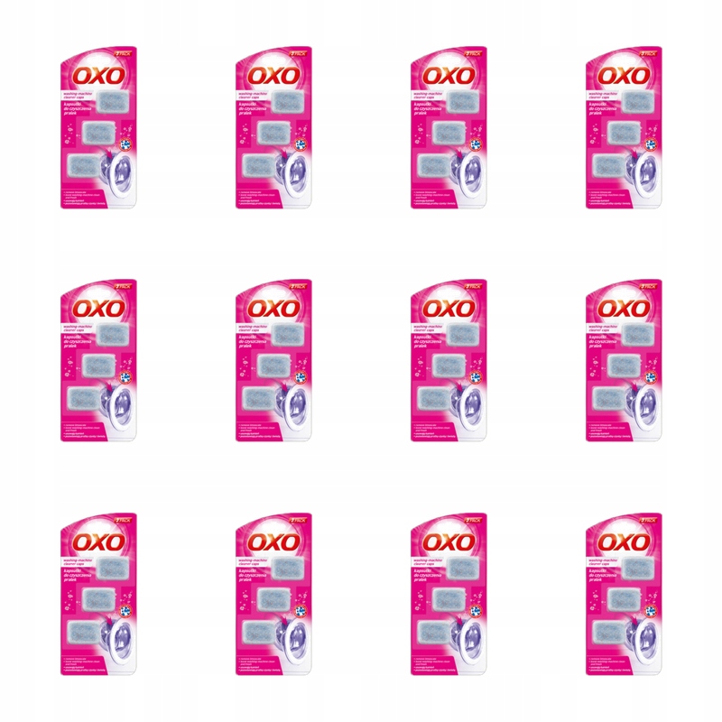 Oxo Kapsle na čištění praček 3 ks 60 g X12