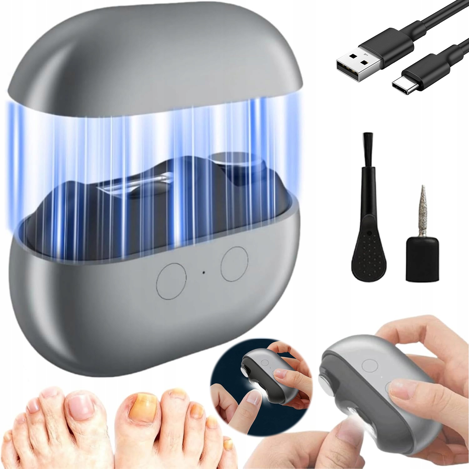 Automatický Elektrický Stříhač Nehtů A Pilníků Pro Seniory