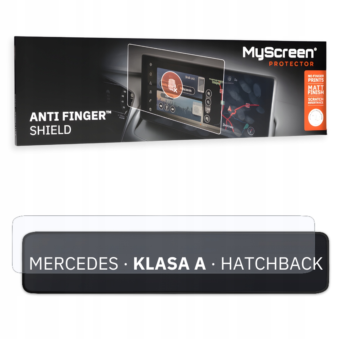 Matná fólie pro Mercedes Klasa A Hatchback 2018 2022 MyScreen