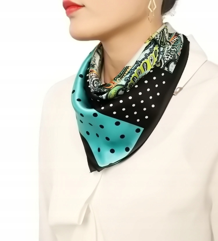 100% JEDWAB MARKOWA APASZKA CHUSTA JAKOŚĆ PREMIUM^