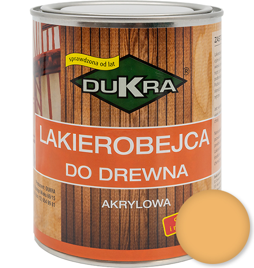 Lakierobejca do drewna Dukra 2,5l Sosna