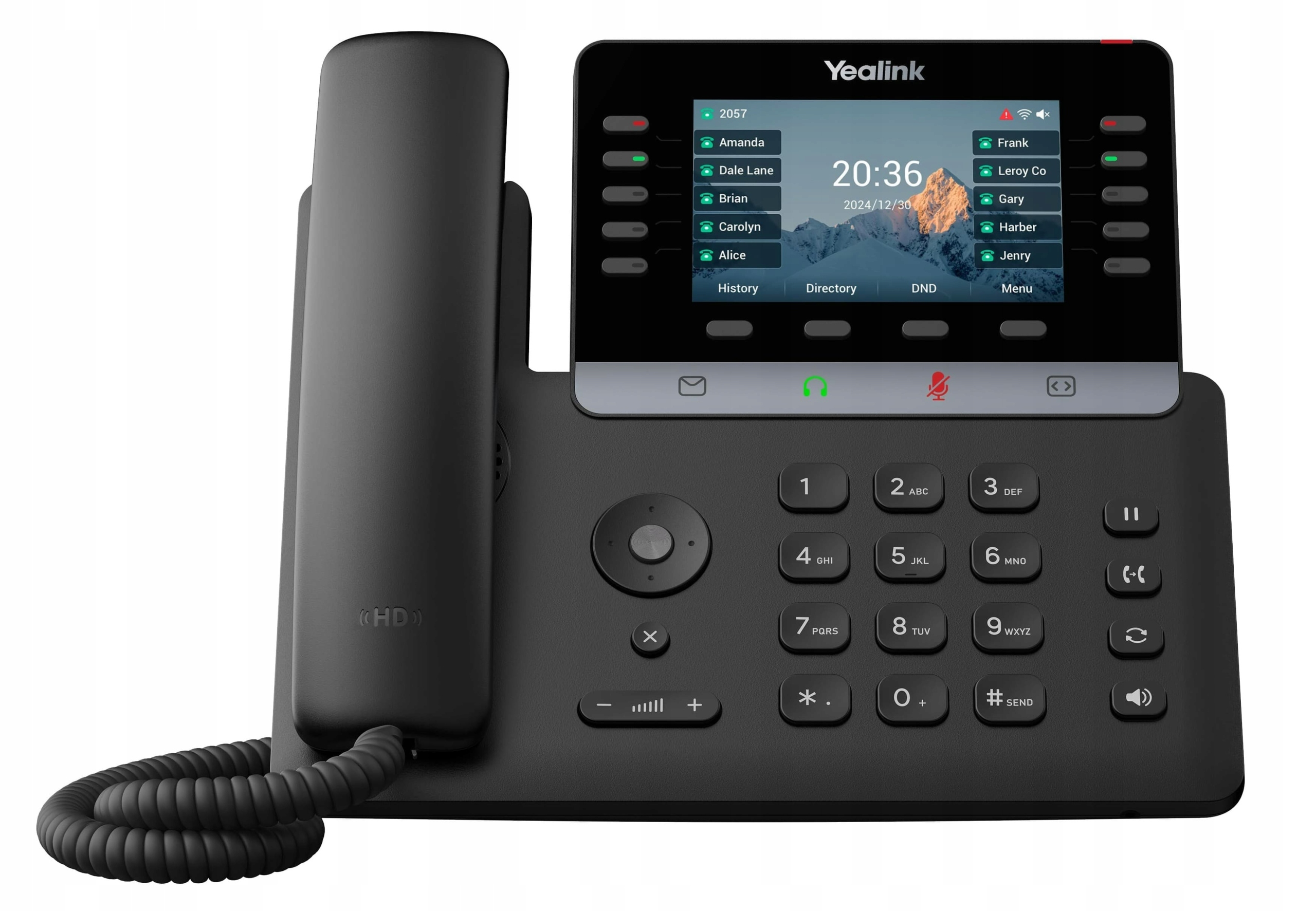 Yealink T74U Ip telefón VoIP Gigabit PoE, nástupca T46U