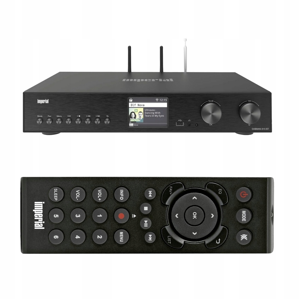 Tuner HiFi wyświetlacz Bluetooth DAB+ USB FM