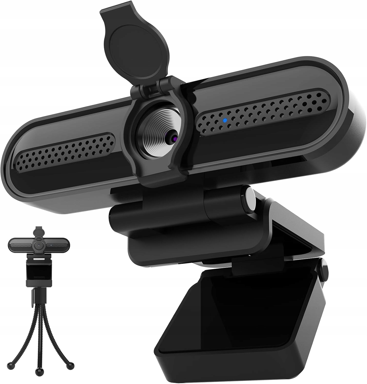 KAMERA INTERNETOWA 2K / 1080P 60 FPS Z AUTOFOCUSEM I STATYWEM