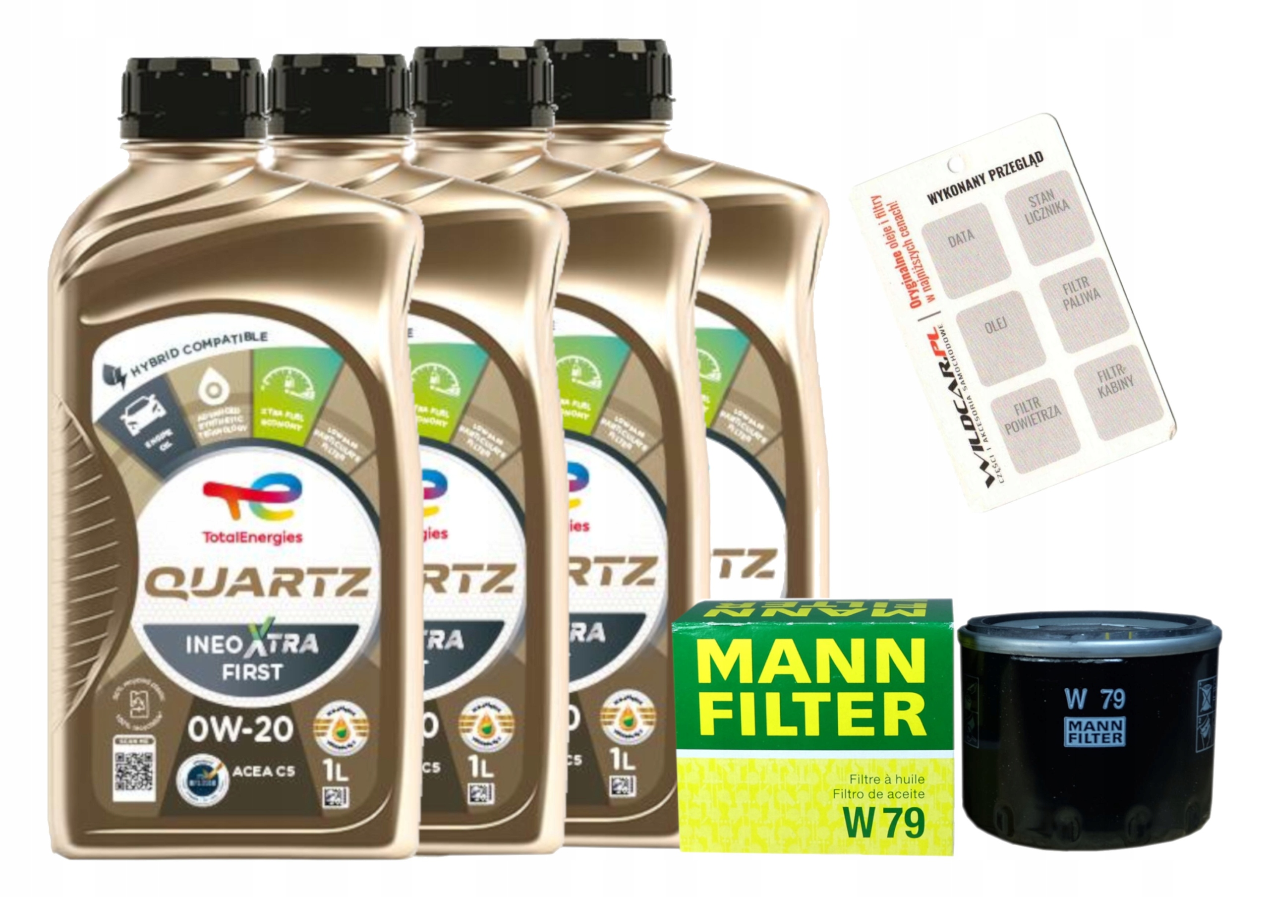 Olejový filter olej Total 0W20 Fiat 500X Tipo 1.0