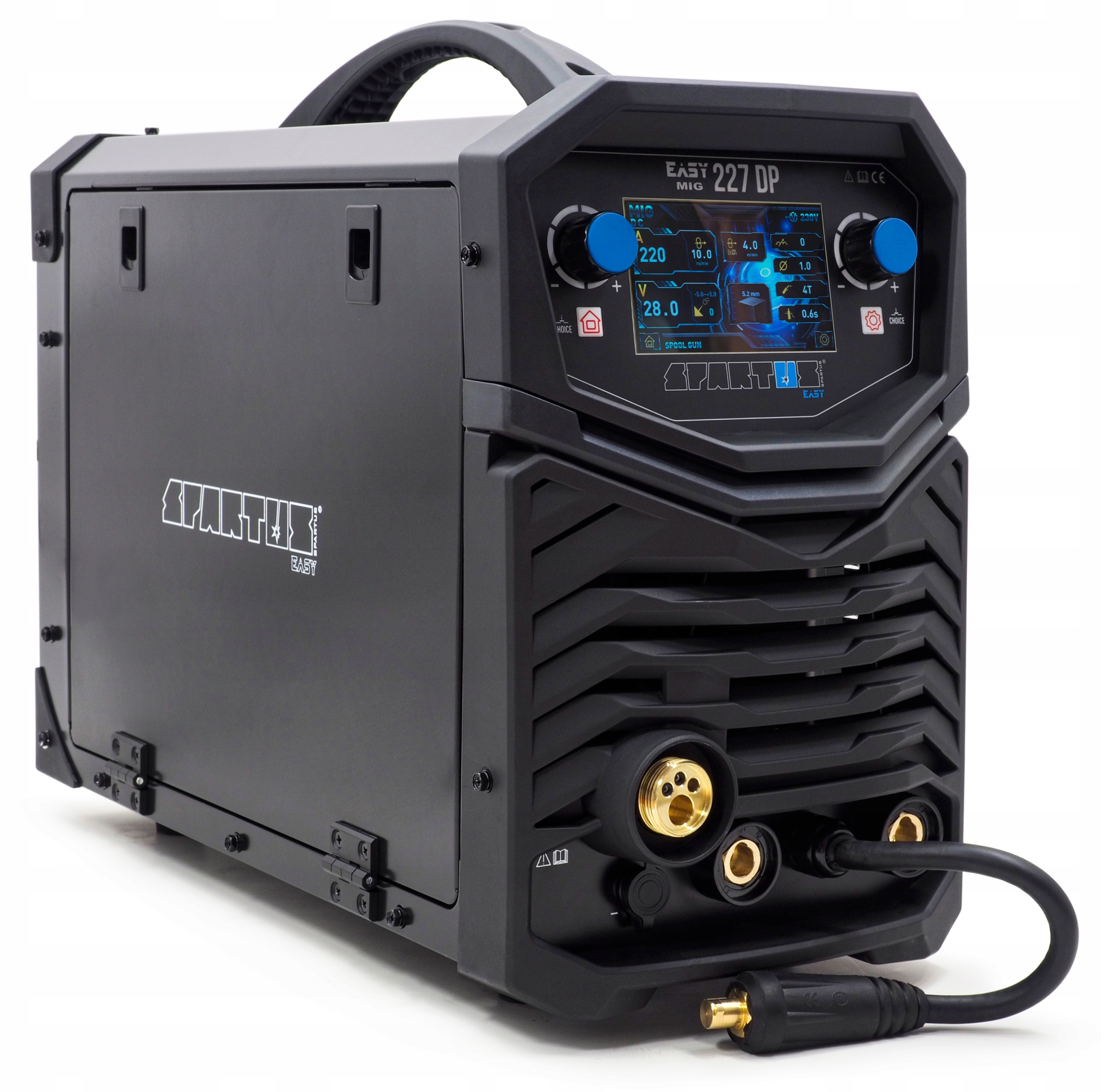 SPARTUS SPAWARKA INWERTOROWA PÓŁAUTOMAT EasyMIG 227 DP DUAL PULS 227DP EAN (GTIN) 5900391245880