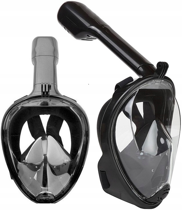 MASKA DO NURKOWANIA SNORKELINGU PEŁNA UCHWYT L/XL