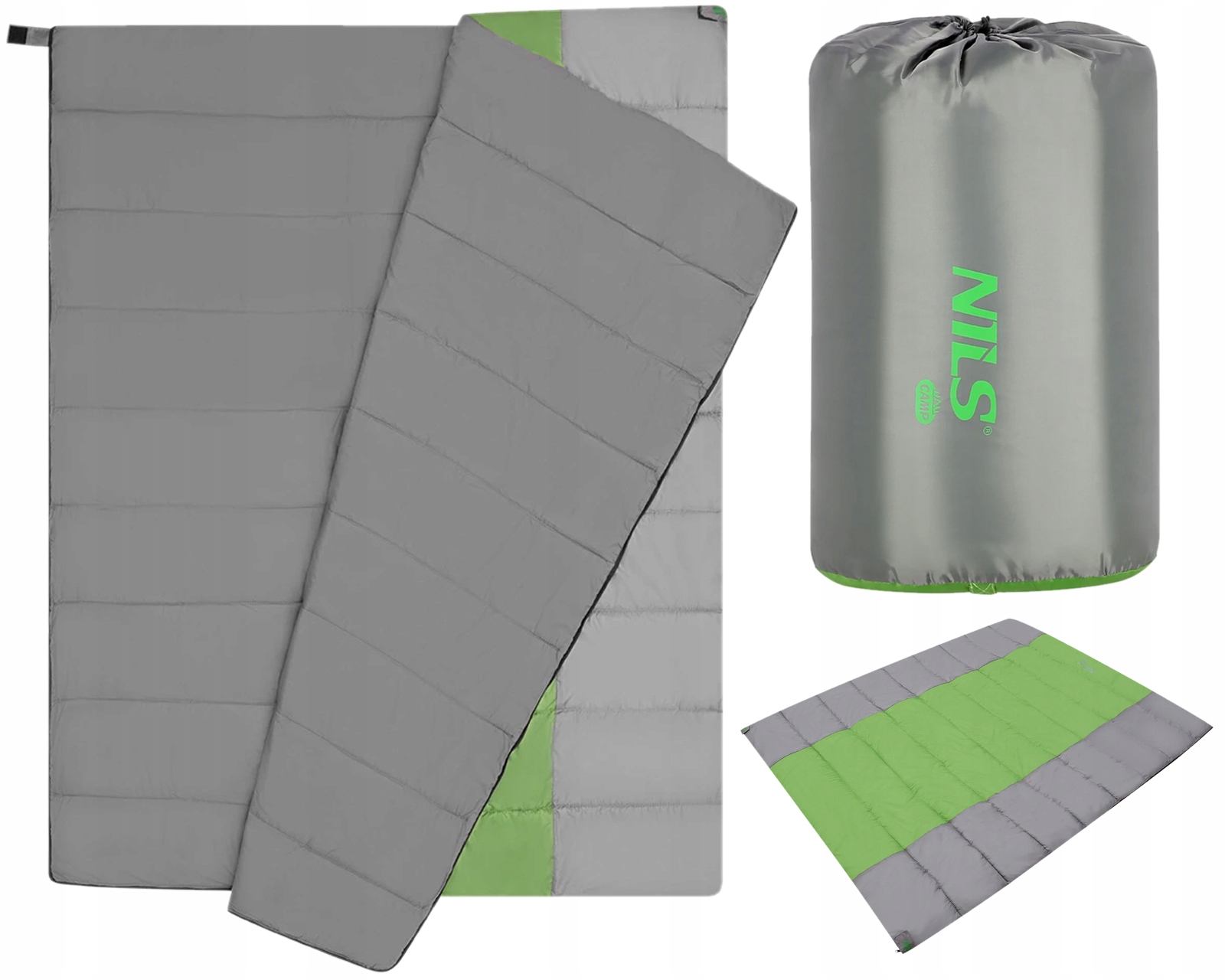 Śpiwór Turystyczny Kołdra Dla 2 Osób Pod Namiot Nils Camp Dwuosobowy Ciepły