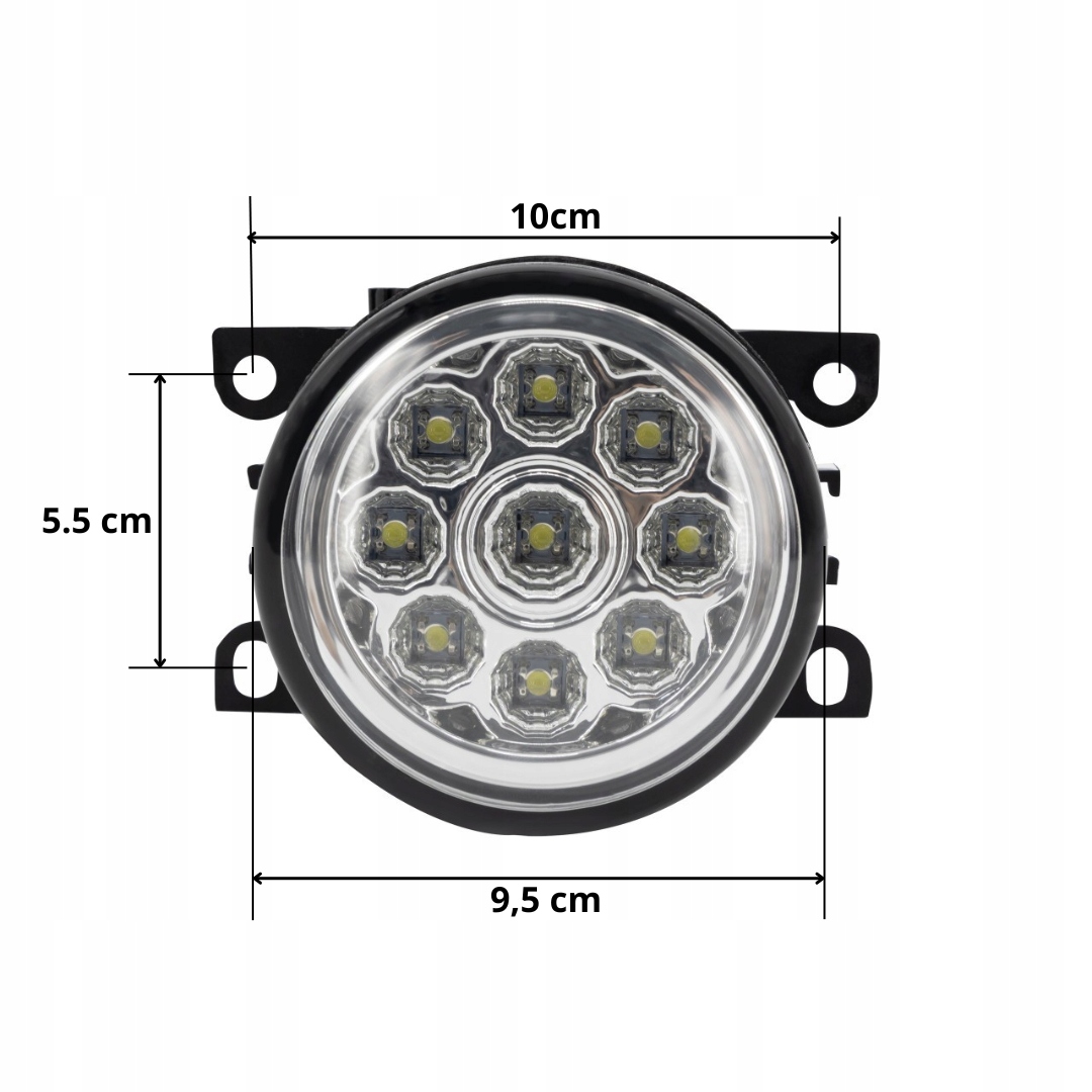 HALOGENY LAMPY PRZECIWMGIELNE LED NOWE KOMPLET Producent części RTL Premium