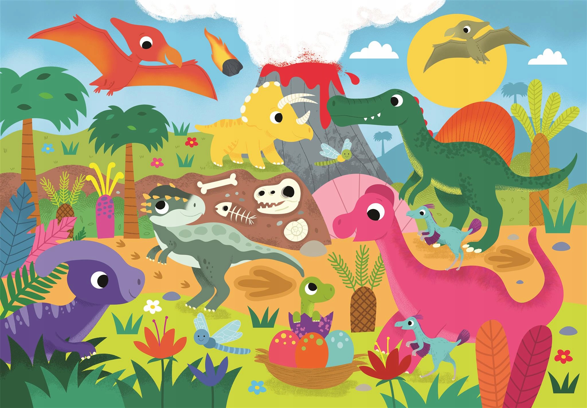 

Puzzle 30 El Supercolor Happy Dinos Dinozaur 3+
