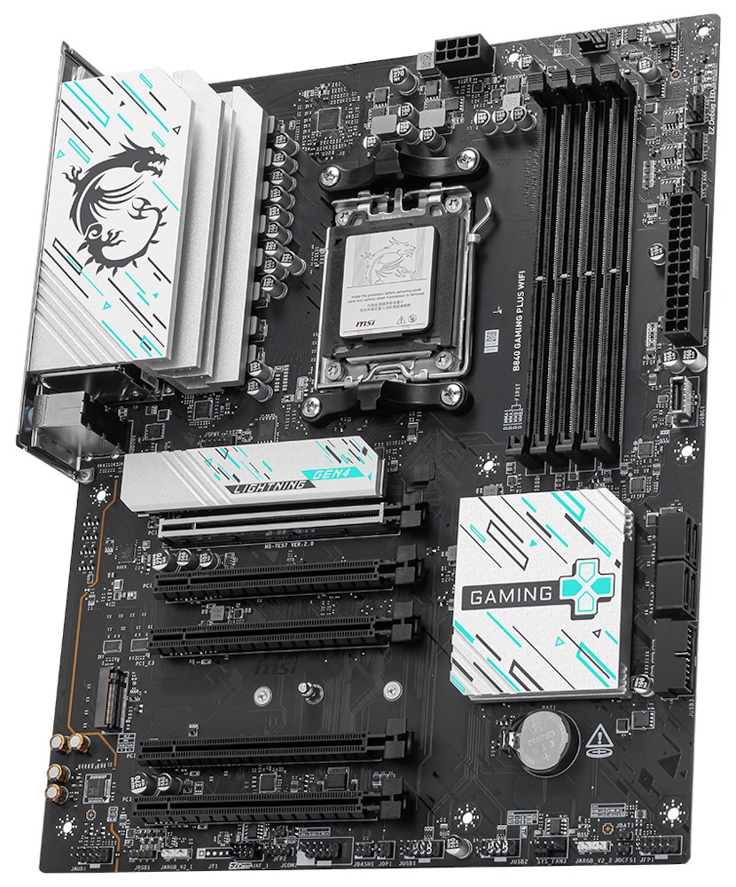 Msi B840 Gaming Plus Wifi Amd B840 AM5 4x DDR5 M.2 WiFi Atx