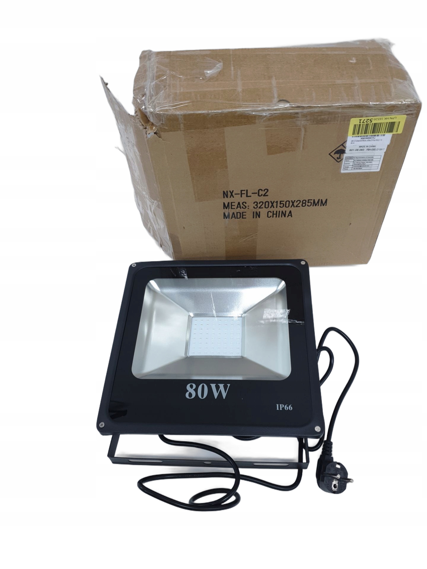 LAMPA REFLEKTOR ULTRAFIOLETOWY WODOODPORNY REFLEKTOR LED IP66 NA IMPREZY