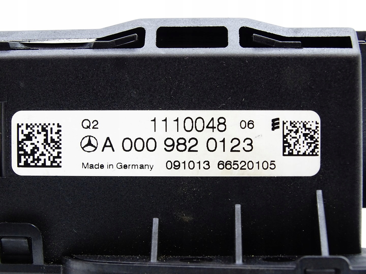 fuse relay module START STOP MERCEDES ML GLE W166 A0009820123