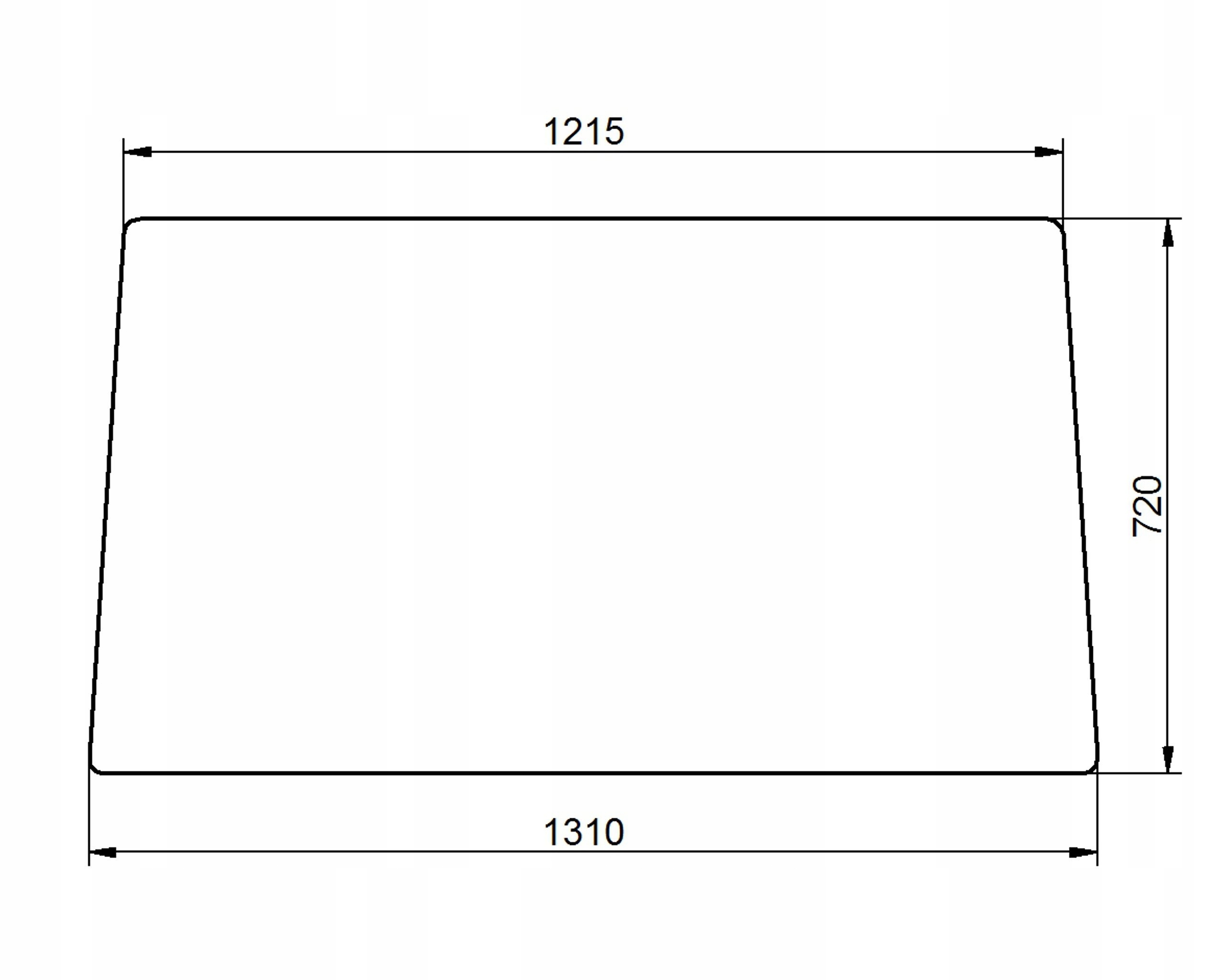 sklo Valmet série 505-905 přední
