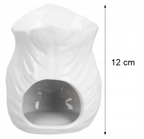 Kominek zapachowy ceramiczny do wosków i olejków na tealight z olejkiem