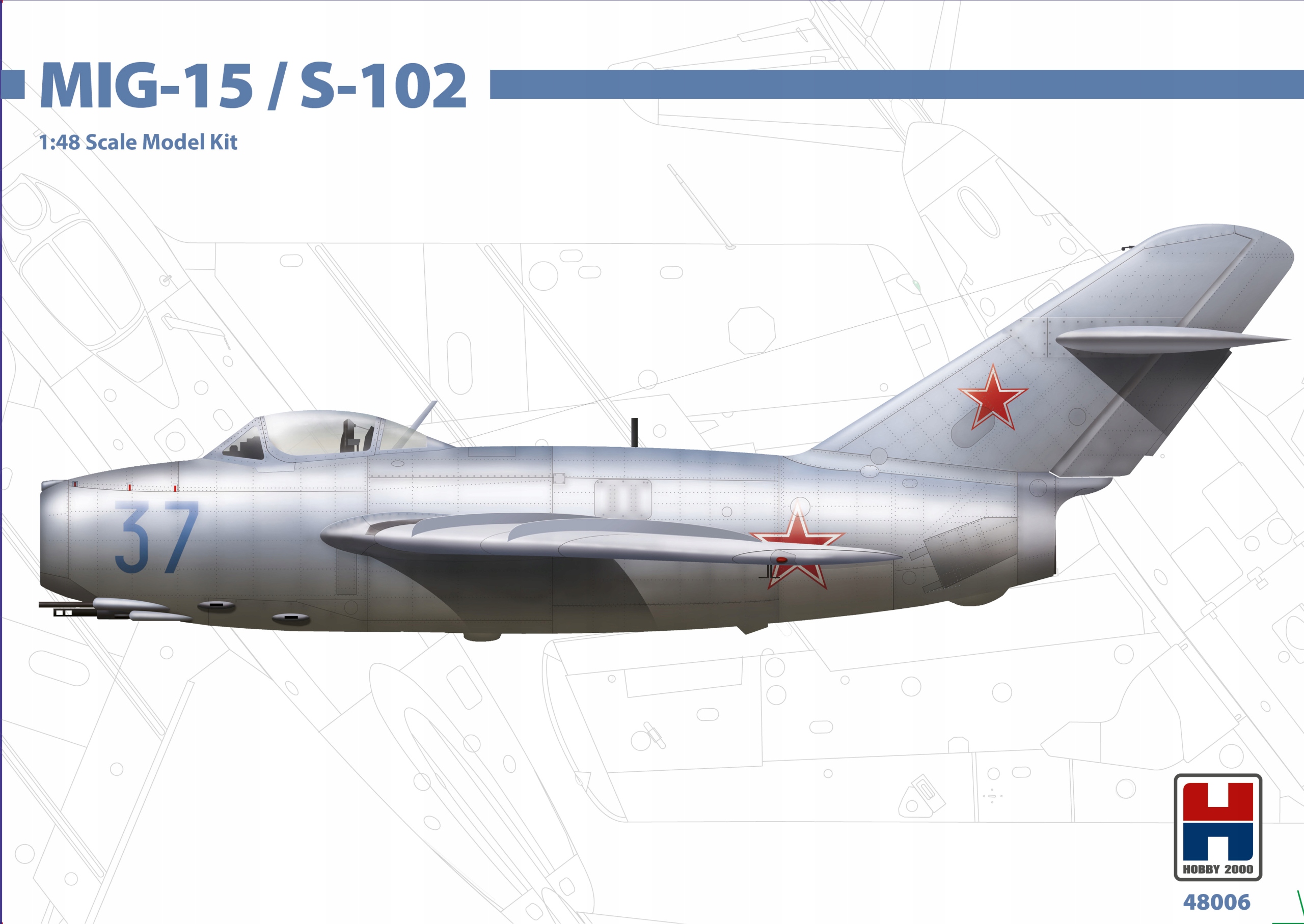 Hobby 2000 48006 1/48 Mig-15 S-102