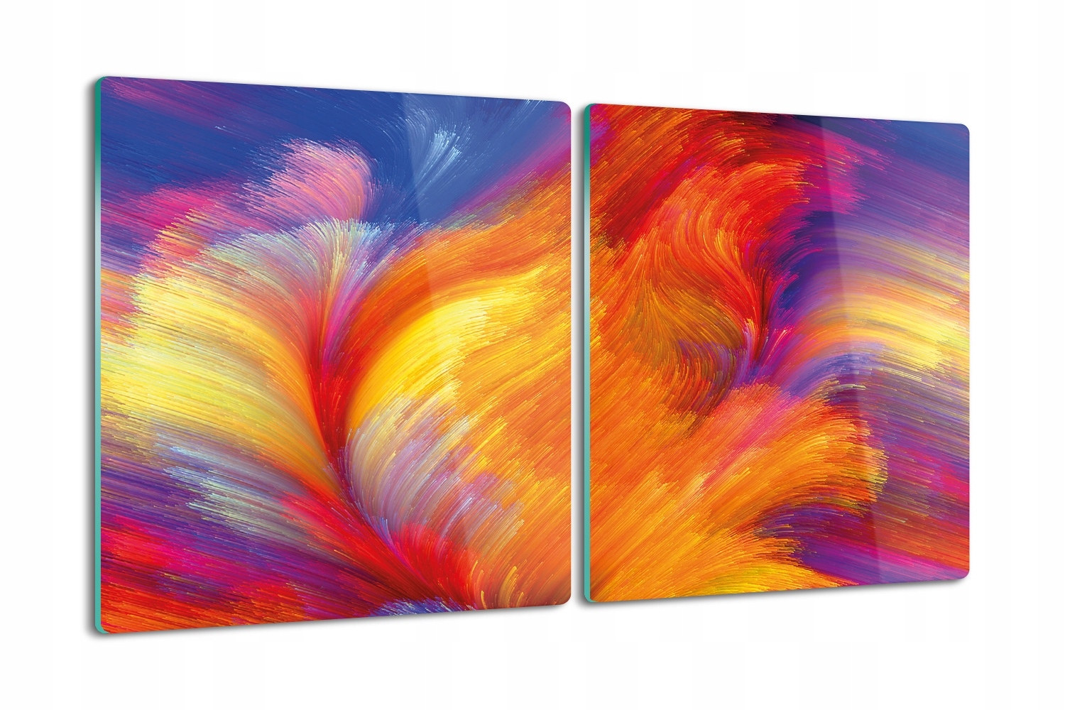 Pevná kuchyňská krájecí deska, kalená, 2x40x52, paleta barev