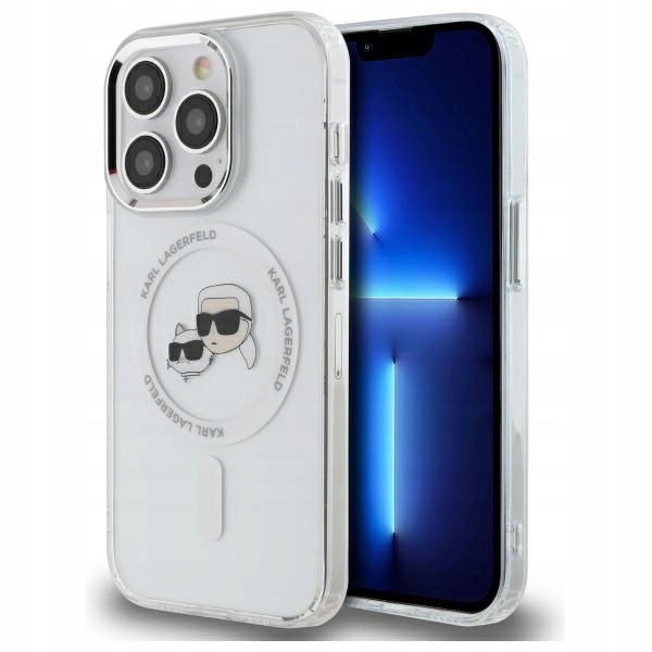 Pouzdro pro iPhone 14 Pro Max Karl Lagerfeld MagSafe Bílé