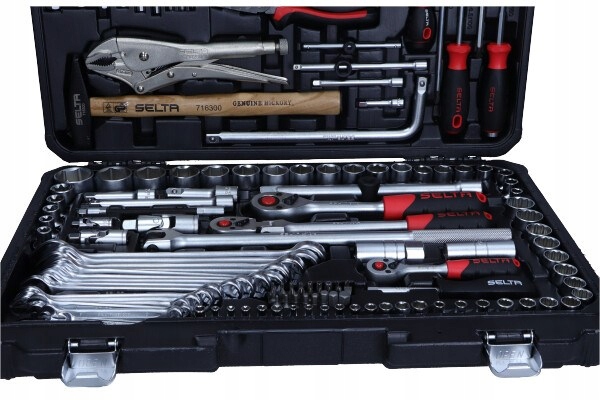 Zestaw narzędziowy 1/4", 3/8", 1/2"