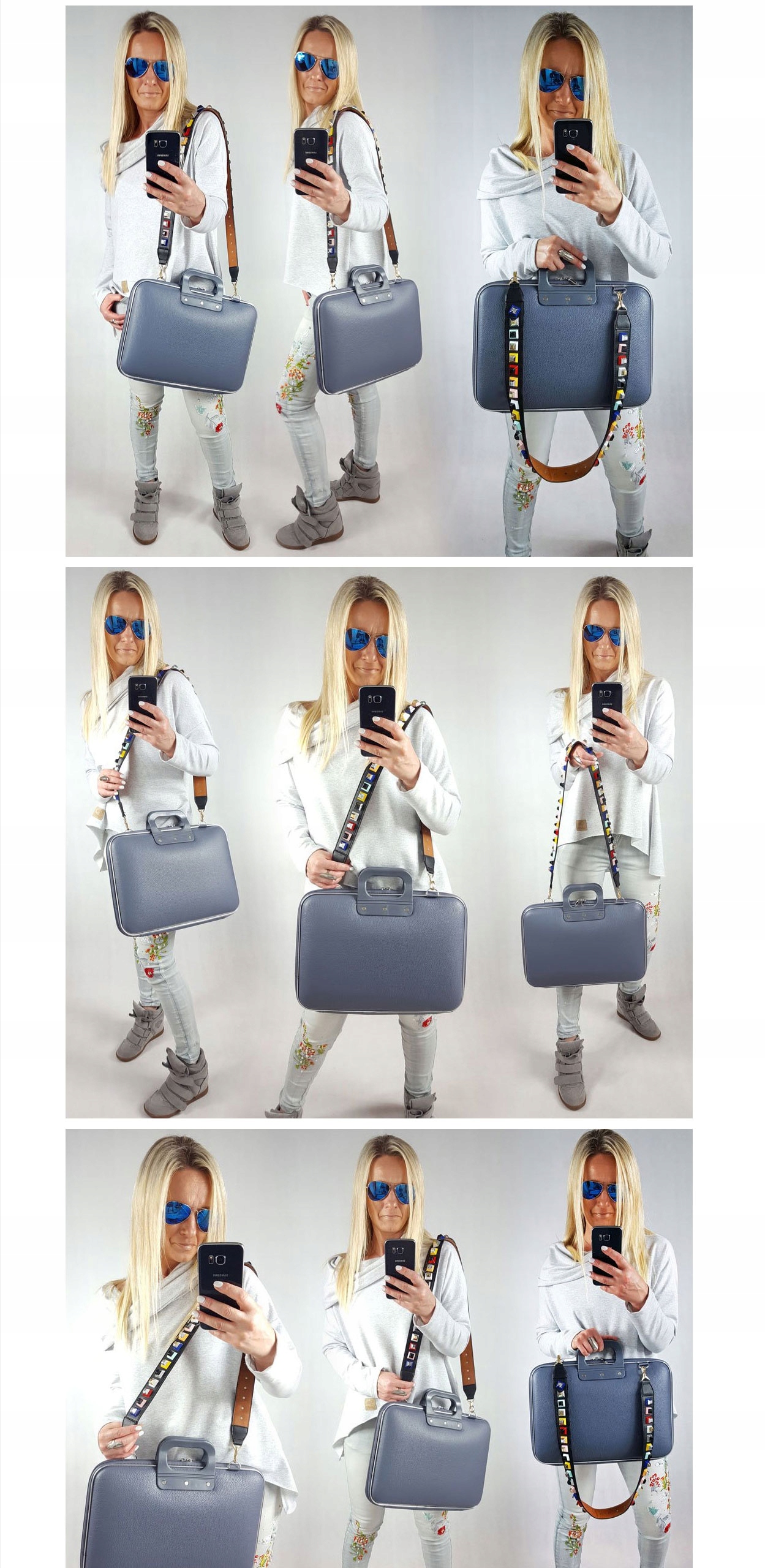 AKTÓWKA TORBA NA LAPTOPA PASEK 3D AZTECKI 13 14 15 Szerokość (dłuższy bok) 40 cm