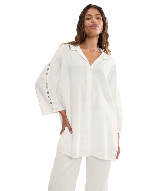 Dámská lněná košile Triumph Summer Wear Boyfriend Shirt 01 40