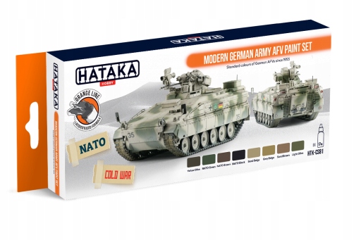 Hataka CS81 Modern German Army Afv paint set